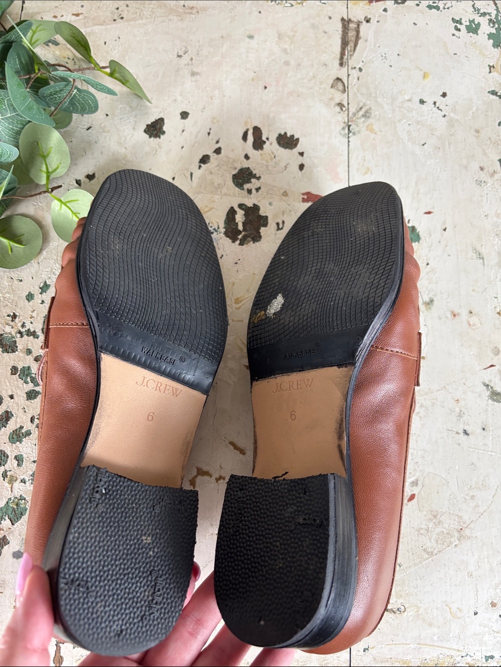 J. Crew >  Classic Leather Penny Loafers in Brown 6 - Picture 8 of 9